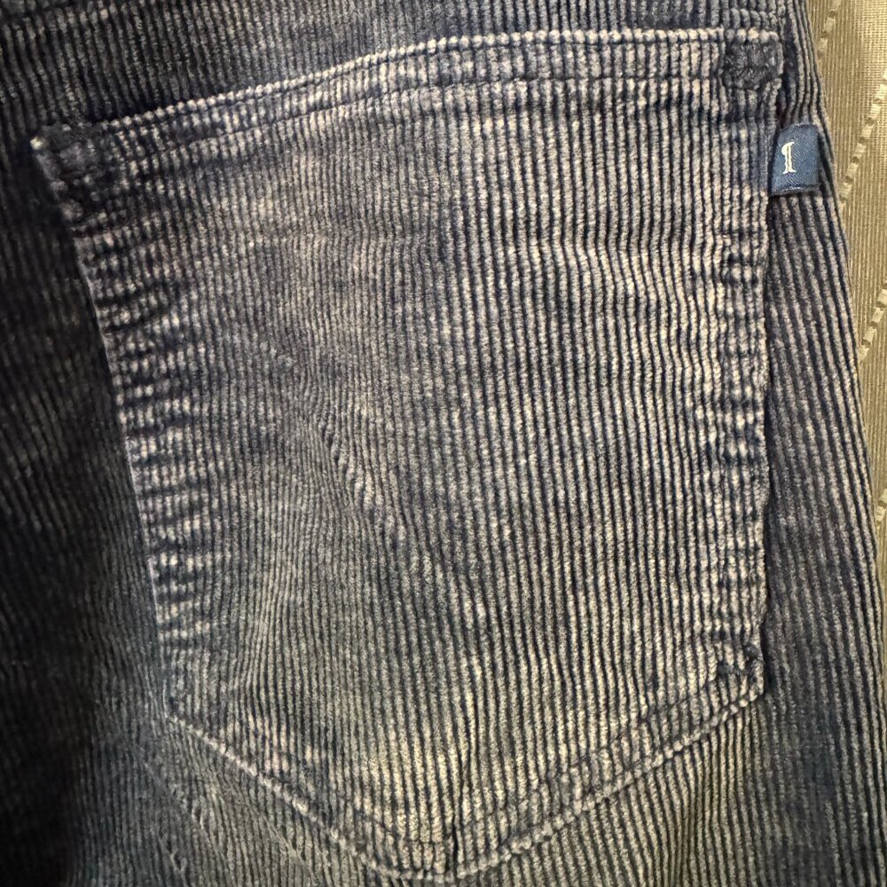 Blue Straight-leg Cords